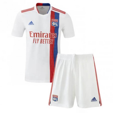 Olympique Lyonnais Bambino Maglia Prima 2021/2022 Manica Corta (+ Pantaloncini)